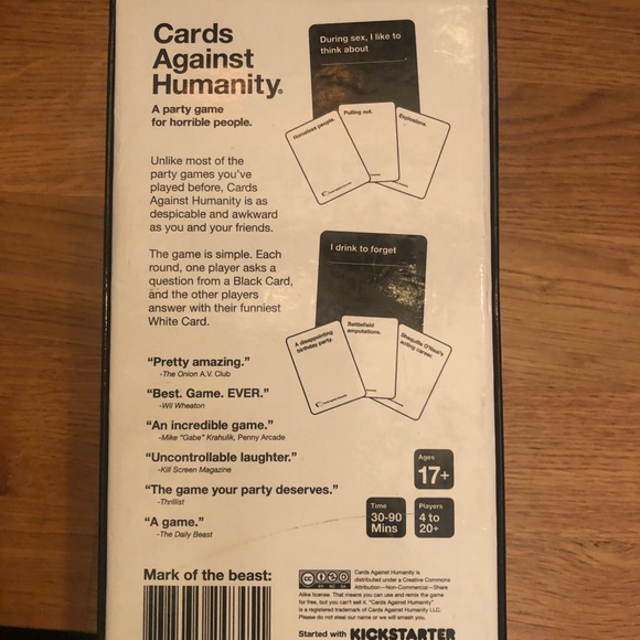 Cards Against Humanoty Game - Picture 3 of 4